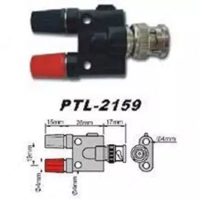 PTL-2157 — переходник BNC-банан