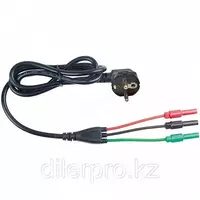 TEL-EL — опциональный измерительный провод (3-х проводной кабель с коннектором в виде евро-вилки) для ускоренного тестирования цепей в зданиях и оконечных бытовых электросетях 220 В