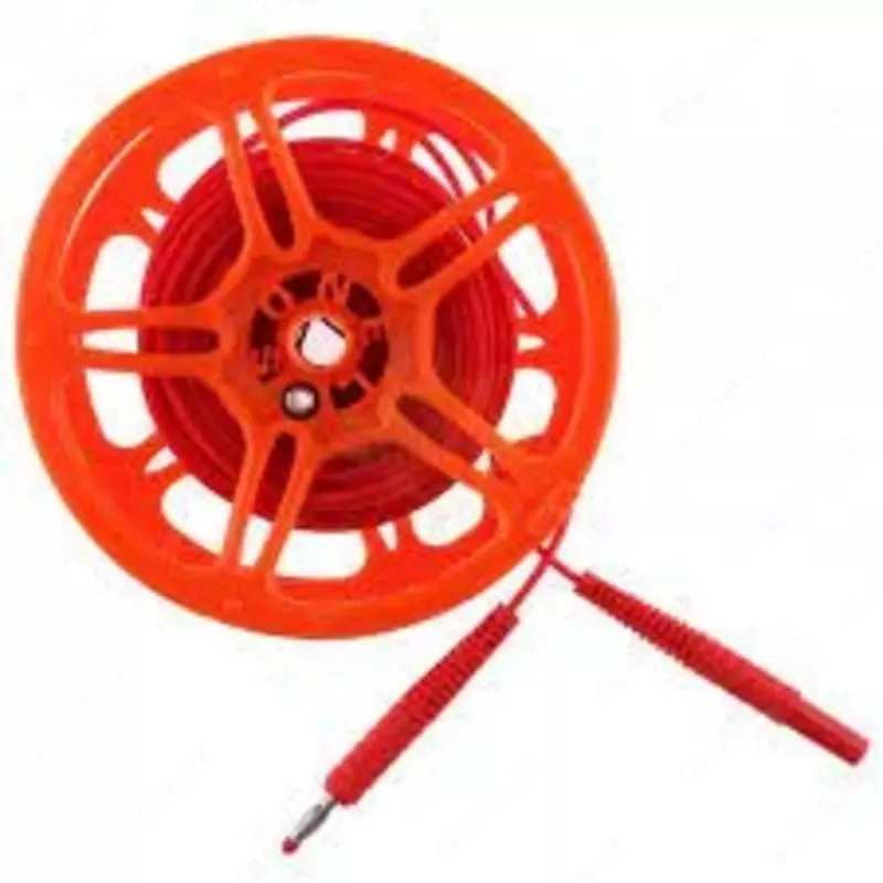 WAPRZ025REBBSZ - qizil banan ulagichlari bo'lgan g'altakda 25 m o'lchash simi