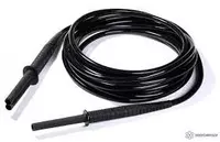 WAPRZ005BLBBE10K — провод измерительный 5м экранированный с разъемами "банан" 10кВ черный