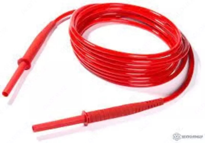 WAPRZ005REBB10K  - 10kV qizil bananli vilkalar bilan 5m o'lchash simi