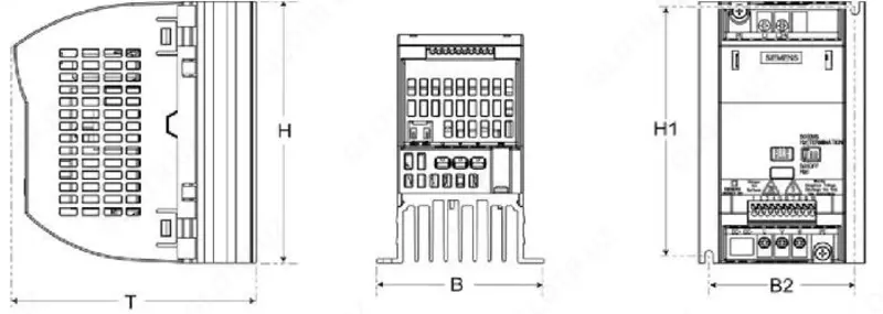 6SL3211-0AB12-5UA1 ПРЕОБРАЗОВАТЕЛЬ ЧАСТОТЫ (0.25KW 1 Х 220V)