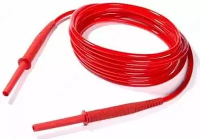WAPRZ1X8REBB10K — провод измерительный 1,8м с разъемами "банан" 10кВ красный
