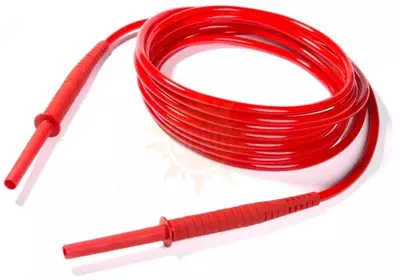 WAPRZ1X8REBB10K — провод измерительный 1,8м с разъемами "банан" 10кВ красный