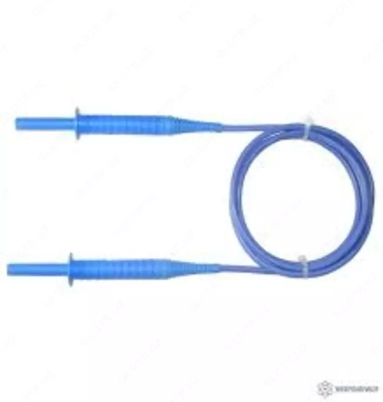 WAPRZ1X8BUBB10K — провод измерительный 1,8м с разъемами "банан" 10кВ голубой