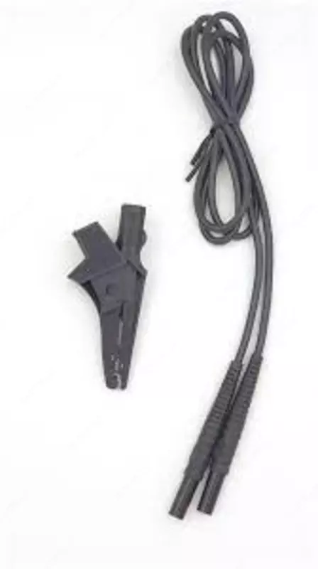 WAPRKRBLRU - turli elektr ilovalarida qulay va ishonchli o'lchovlar uchun mo'ljallangan, qora timsoh kliplari bo'lgan 1,2 metrli sinov o'tkazgichi.