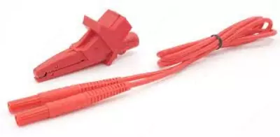 WAPRKRRERU — комплект провод измерительный 1,2 м и зажим "Крокодил" красный
