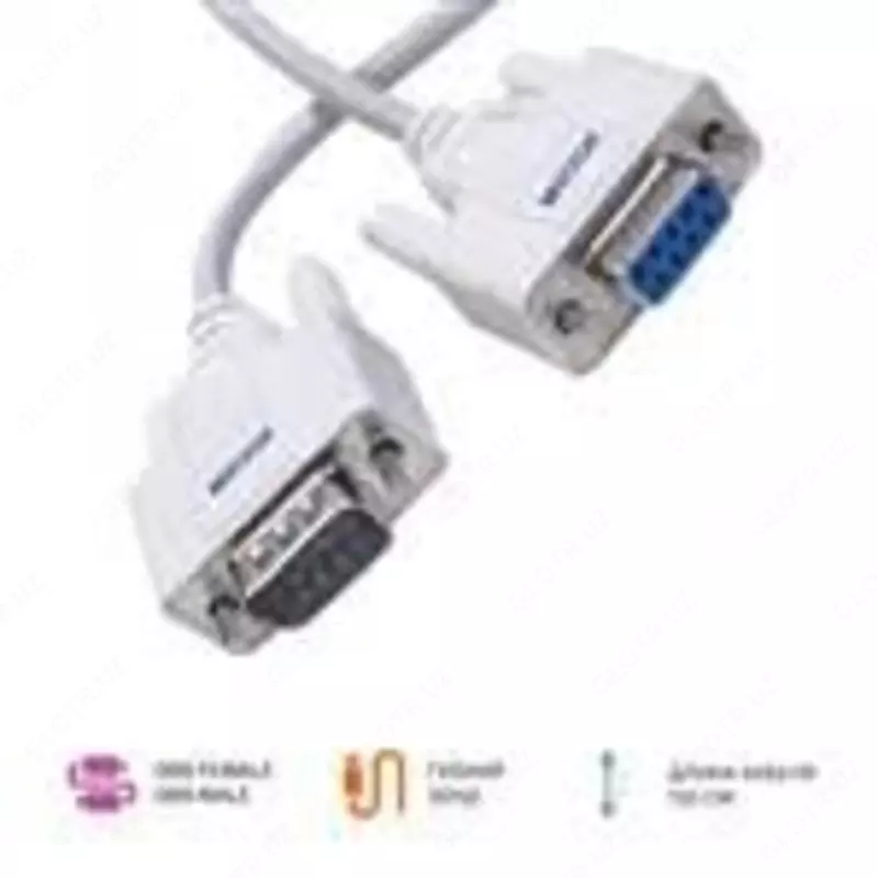 MEGEON RS232 adapter kabeli (DB9F-DB9M)