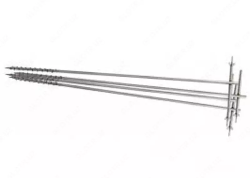 РЛПА.305177.004 — штырь заземления из нержавеющей стали (длина 1 м)