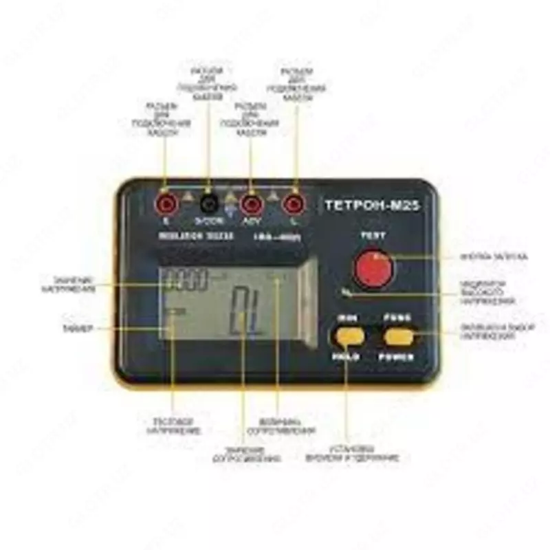 ТЕТРОН-М25 — мегаомметр цифровой