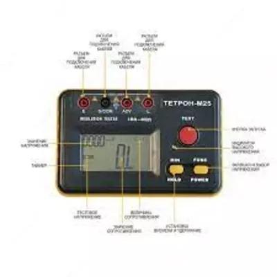 ТЕТРОН-М25 — мегаомметр цифровой - от 2 275 416 сум / шт.