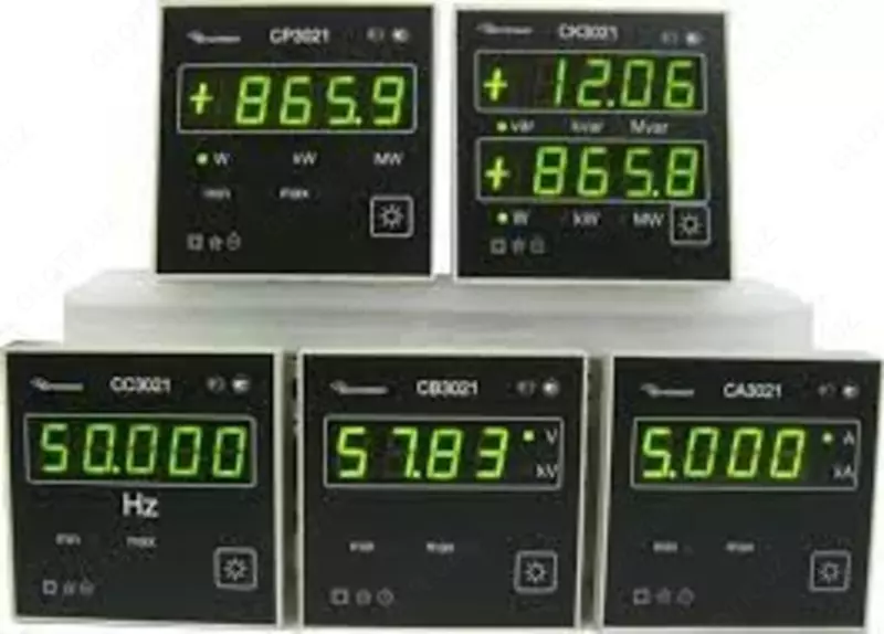 СР3021-1 — ваттметр цифровой щитовой, 1А