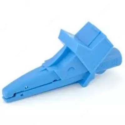 WAKROBU20K02 — зажим "Крокодил" изолированный голубой K02