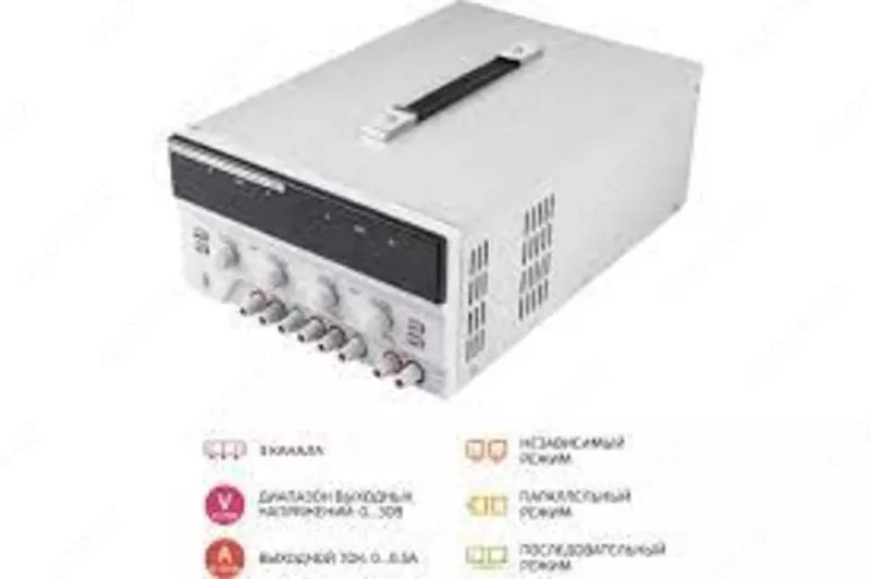 МЕГЕОН 37305 — трехканальный источник питания с цифровым управлением