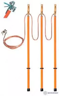 от 5 024 916 сум / шт. ЗПЛ-10-3/3-50 — заземление переносное линейное трехфазное (фазный зажим винтовой)