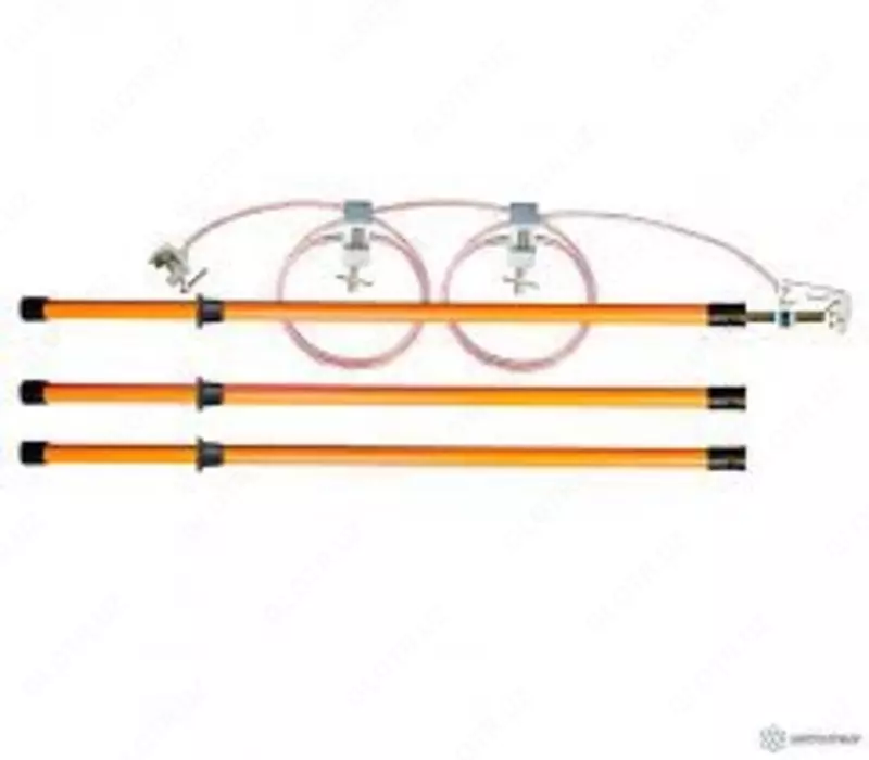 ЗПП-15-3/3-150 — заземление переносное подстанционное с тремя штангами