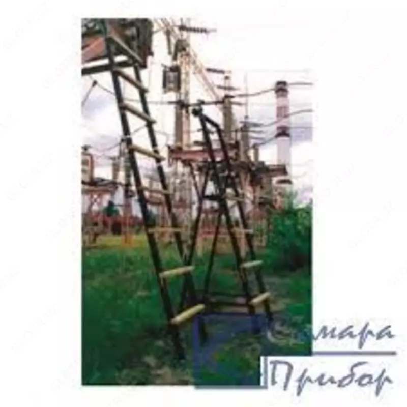 ЛУСК 1-1,75 С — лестница-стремянка универсальная стеклопластиковая электроизолирующая