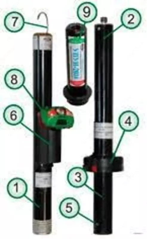 УВНК-10Б-УНТЕХ (6-10 кВ) — указатель высокого напряжения комбинированный (с курсовым фонарем VONATEX)