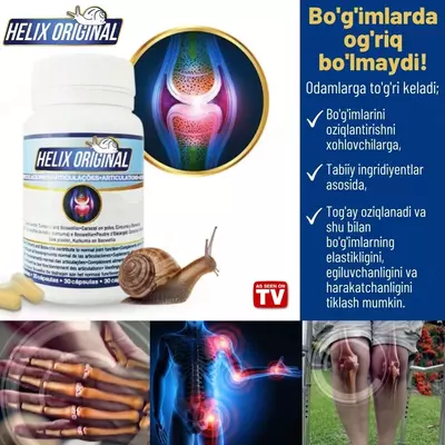 Helix original suyak yetishmovchiligi va suyaklardagi kasalliklarga qarshi sustav