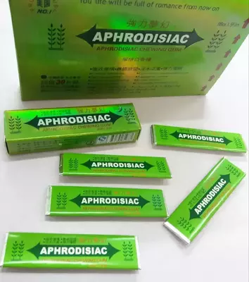 ВОЗБУЖДАЮЩАЯ ЖВАЧКА «Aphrodisiac» 5 пластинок