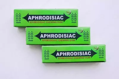 ВОЗБУЖДАЮЩАЯ ЖВАЧКА «Aphrodisiac» 5 пластинок - 99 000 сум / шт.