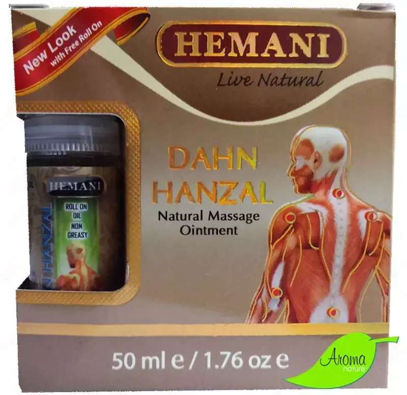 MUSHAK PAYLARDAGI OG'RIQDAN HALOS BO'LISH UCHUN (HANZAL) BILAN TIBBIY MAHM DAHN HANZAL HEMANI 50 GR.