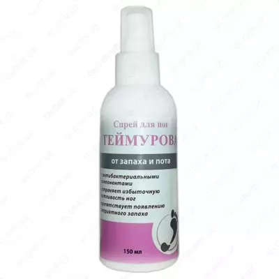 Oyoqdagi Ter va hiddan yoq qiluvchi Teymurova mazi, 150 ml