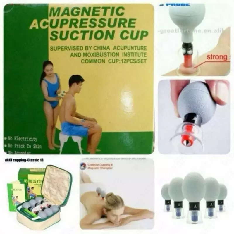 Magnit banklar-akupunktur harakat magnit kislota assimilyatsiya kubogi Sucker - 220 000 so'm