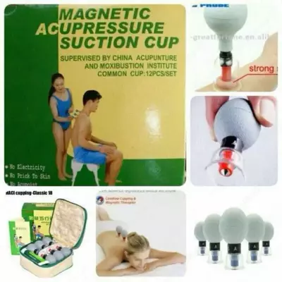 Магнитные банки-присоски акупунктурного действия MAGNETIC ACUPRESSURE SUCTION CUP - 220 000 сум / шт.