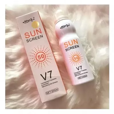 Солнцезащитный спрей Sun Screen V7 SPF 50 - 120 000 сум / шт.