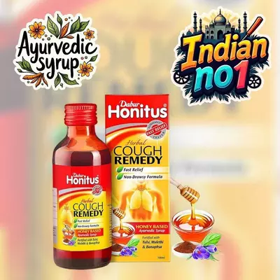 Хонитус сироп от кашля (Honitus Herbal Cough Remedy) Dabur