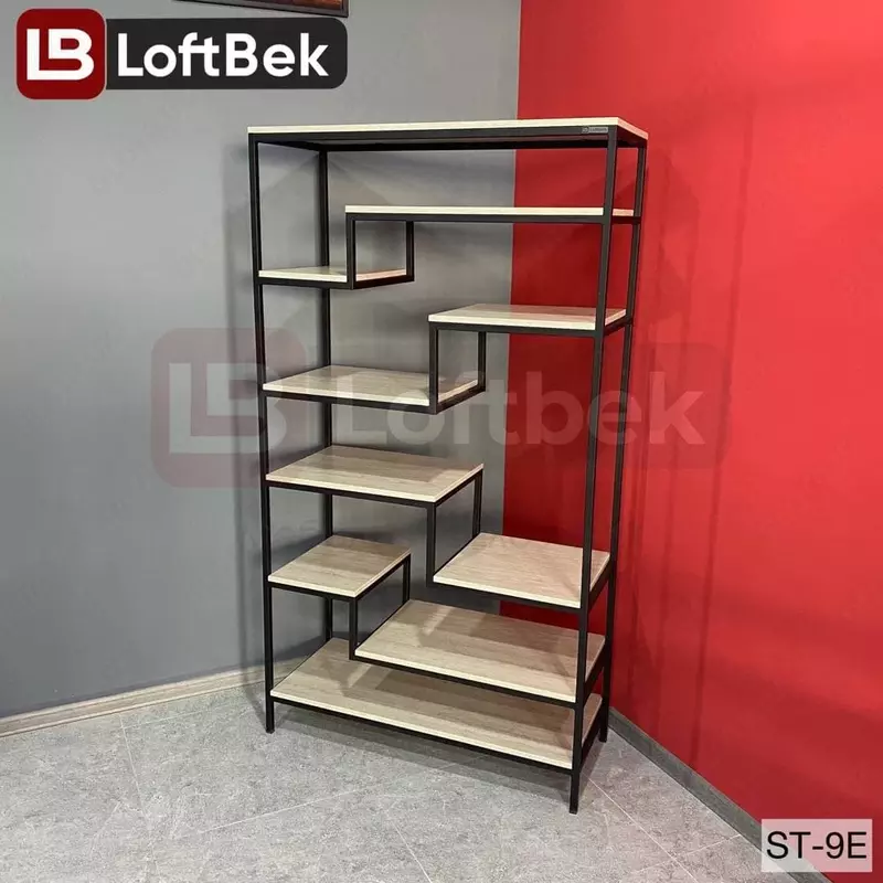 Стеллаж в стиле Лофт. Модель ST-9E
