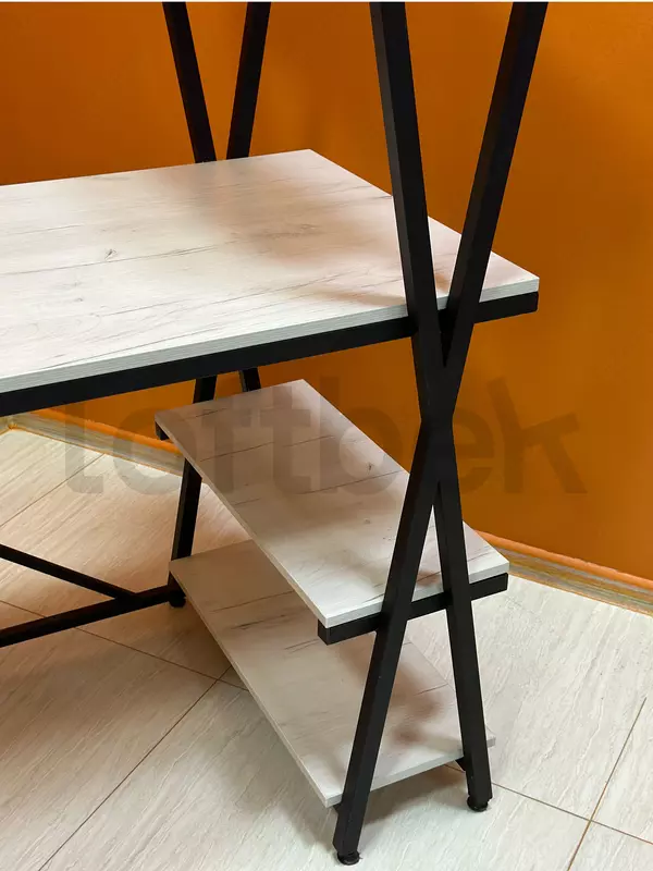 Loft uslubidagi ish stoli javonlar bilan. RS + ST-1 modeli - 1 170 000 so'm