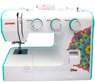 Швейная машина Janome DIVA Джаноме Тикув Мошинаси