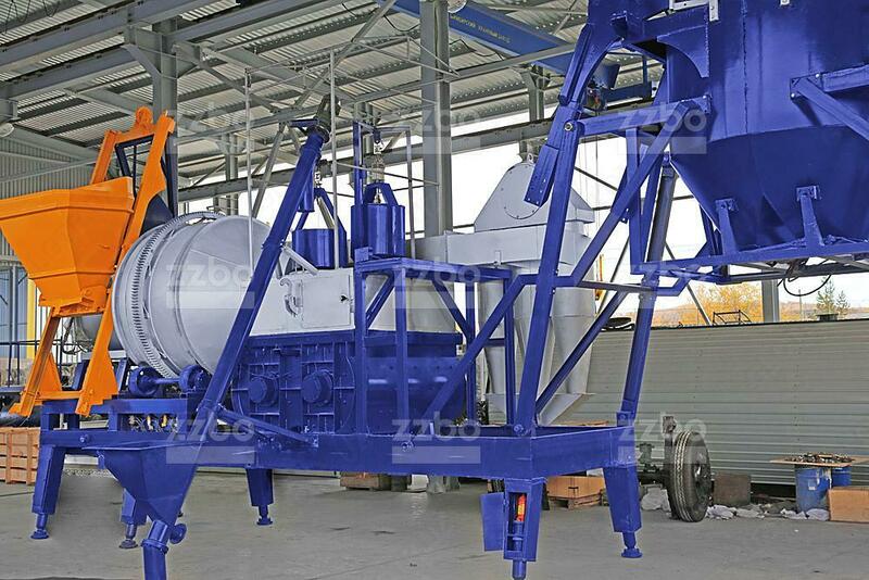 Мобильный асфальтовый завод МАЗ-20 (20 тонн/час)