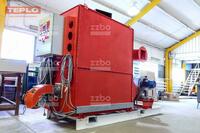 Дизельный теплогенератор ТГВ-250 на раме