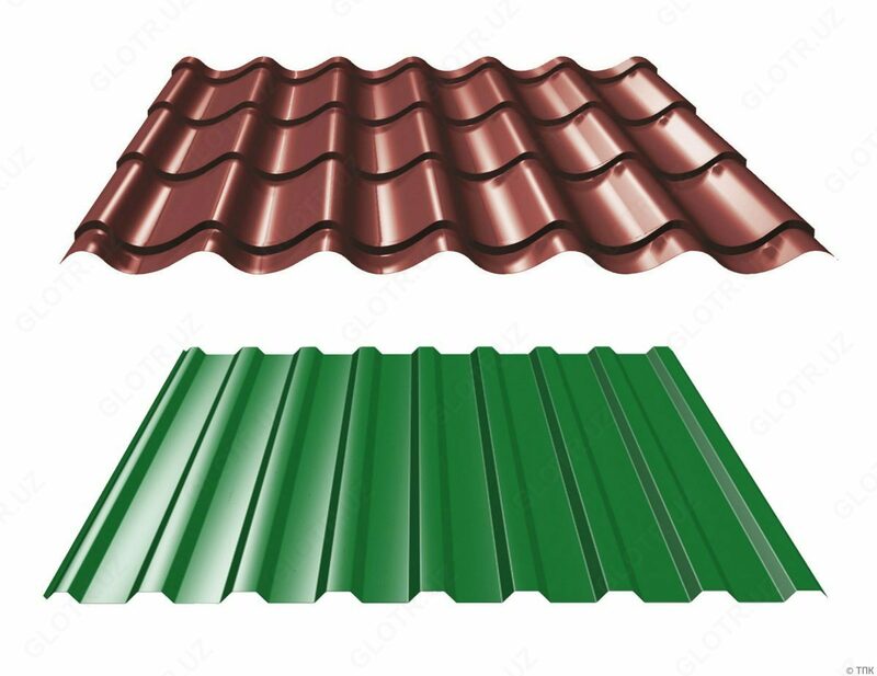  Металлочерепица (супер монтеррей) толщина металла - 0.45 (глянцевая) - 