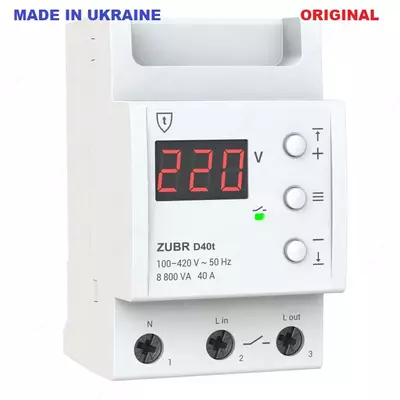ZUBR D40 t (40A) реле напряжения