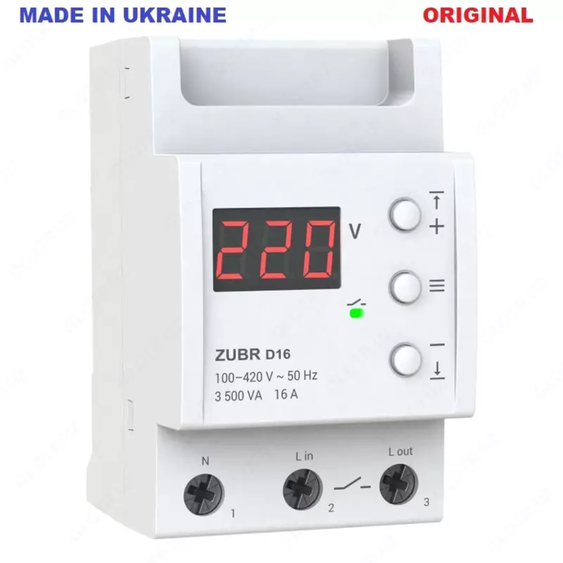 ZUBR D16 (16A) реле напряжения