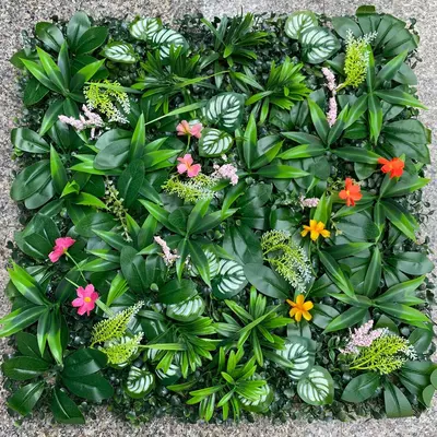 Искусственные растения на стену. Установка Sportplay