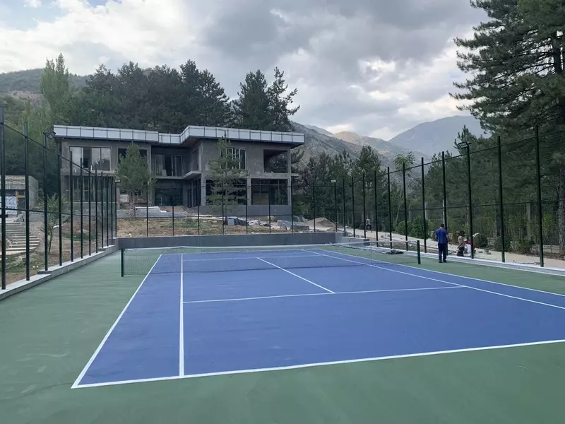  Строительство Теннисных кортов по Узбекистану  покрытие Хард Только в розницу