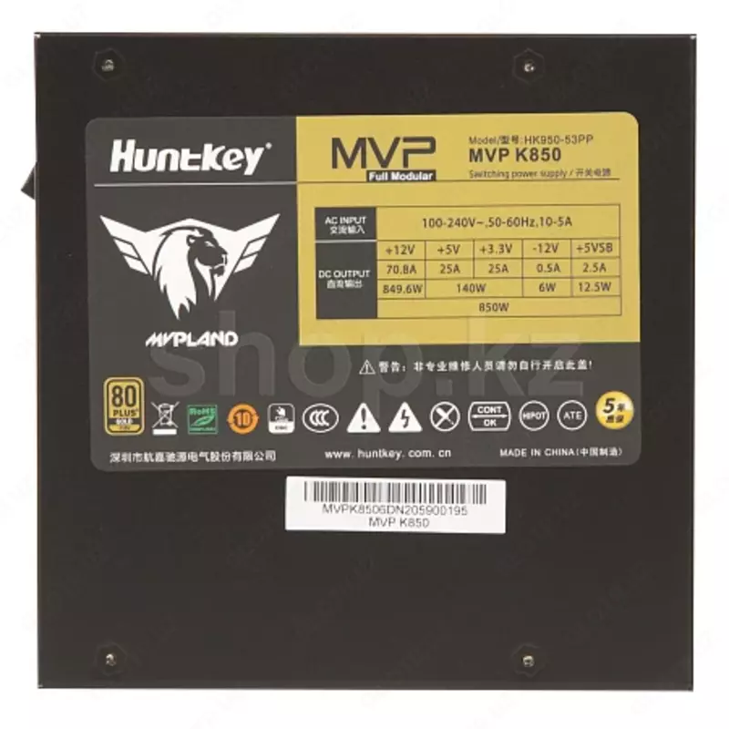 Блок питания Huntkey KA850W Computec Class Group