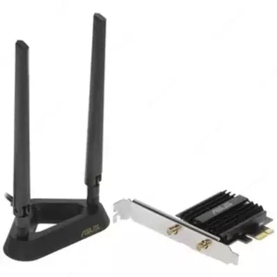 Simsiz Adapter ASUS / PCI-AX58BT / PCI-E / 2 antenna / 2.4 GHz & 5GHz