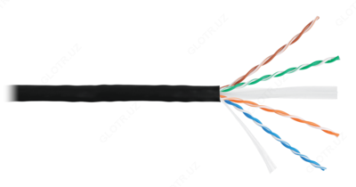 Провод(кабель черный) UTP 5E - 3 633 275.9 сум / бухта