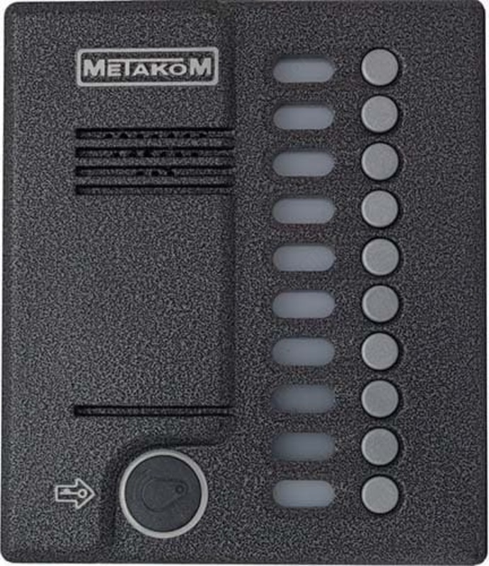 Блок вызова МЕТАКОМ МК 10.2- RFE (аудиодомофон)