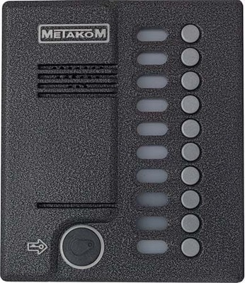 Блок вызова МЕТАКОМ МК 10.2- RFE (аудиодомофон)