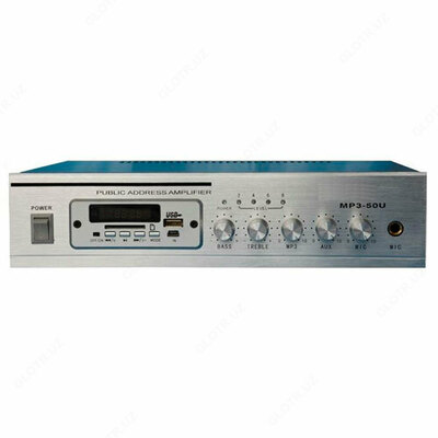 Ogohlantirish tizimi, mp3 kuchaytirgichi 50 u