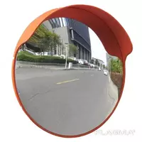  Дорожное сферическое зеркало с козырьком 80 см - 
