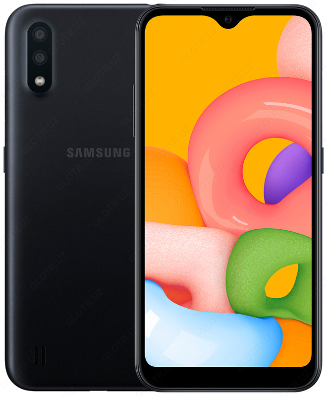Samsung A015 Galaxy A01 (black, blue)