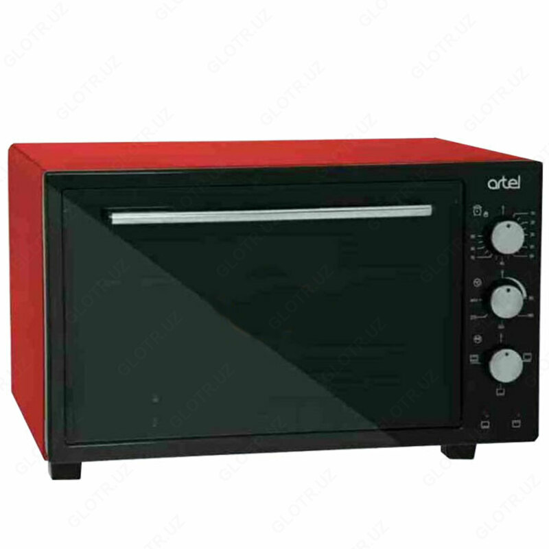 Mini pech Artel MD - 3618 v2 ECO, qora-qizil